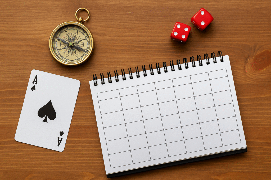 The Casino Compass: Let Calendar Weeks Guide Your Game Time, Limits, and Breaks